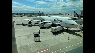 Trip Report: Lufthansa 747-8i D-ABYH, FRA to EWR, Take off and Landing