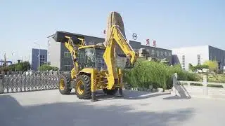 Hengwang 40-30 backhoe loader with advanced and sensitive operating system and more functions