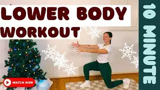 10 Minute: Lower Body (Fit & Festive) w/ Angelus Prayer NO EQUIPMENT