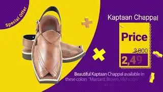 Peshawari Chappal | Kaptaan Chappal | Norozi Chappal | Charsadda Chappa - Original Leather