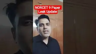 📢 NORCET 9 Paper Leak Update #shorts #utkarshnursing