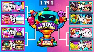 BEST NEW SKIN | Who Is The Best Brawler | Brawl Stars Tournament | New Skins | Pierce & Glowbert