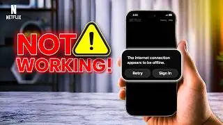 How to Fix Netflix Not Working But Internet is Fine on iPhone | Netflix No Internet Connection Error