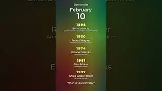 Born on the February 10 🍰🎈 #birthday #february #celebrity #geburtstag #shorts