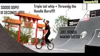 SummerInYEG : Joel Bondu's EPIC moment at FISE WORLD