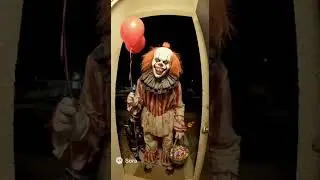 EVIL CLOWN GOES TRICK OR TREATING  #funny #ai #shorts #sora