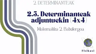 DETERMINANTEAK 5: Determinanteak adjuntuekin (4x4)