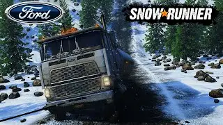 Snow Runner: Ford CLT9000 Winter Off-Road Adventure | Conquer the Frozen Wilderness!