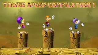 Rayman Legends | Tower Speed Compilation 1 