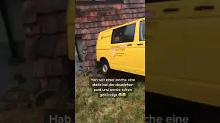 Unfall mit Post Auto