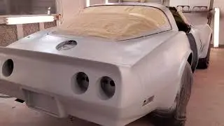 1981 Corvette restoration in progress at Street Machines Texas Samspace81 vlog