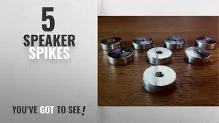 Top 10 Speaker Spikes [2018]: Solid Spikes Set of eight HiFi Speaker Spike Shoes