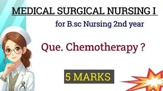 CHEMOTHERAPY ! MSN ! B.Sc.& GNM ! #bscnursing #medicalsurgicalnursing #chemotherapy #viral #feed 