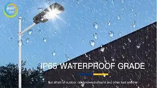 150W high bright outdoor solar street lamp parking lot with motion sensor and light control