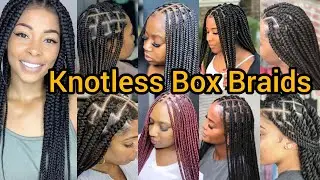 Elegant KNOTLESS BOX BRAIDS to try out in 2026 | Braids for Ladies | Boho Twist Braids Hairstyle 