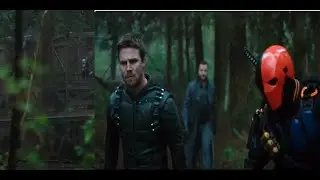 Olicity - Arrow - 5x23 Pt.3 - Oliver and Slade find Felicity, Thea, Curtis and Samantha