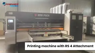 Premier Printing Machine with RS-4 Attachment | High Quality Printing Output Demo