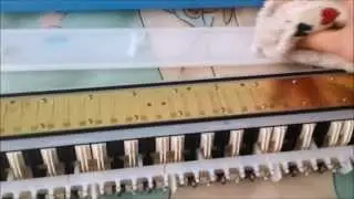 Yamaha P32D Pianica - Reed gapping to fix unresponsive keys.