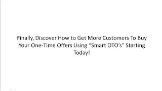 Make money online with the help of Smart OTO Blueprint
