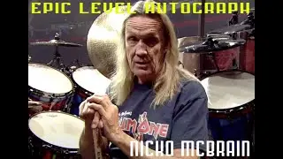 Автограф Нико МакБрэйна Iron Maiden