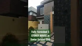 3 STOREY HOUSE in Xavier Estates Uptown CDO - FULLY-FURNISHED