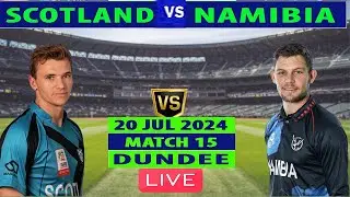 Scotland vs Namibia | SCO vs NAM | Match 15 of ICC Men's Cricket World Cup League 2