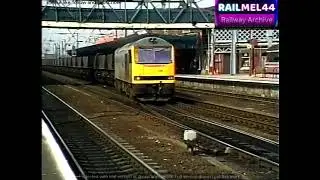 11787  Class 60 British Rail 1990's 60069 Humphrey Davy on MGR empties South Doncaster 14 04 1995
