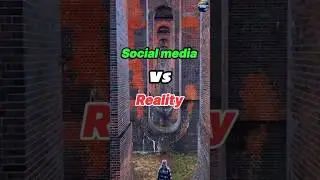 Social media Vs Reality18.#travel #places #explore #adventuretravel #socialmedia #shorts #reality