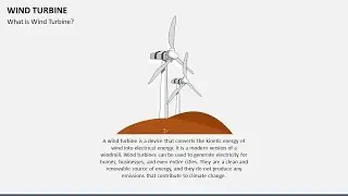 Wind Turbine Animated Presentation Slides
