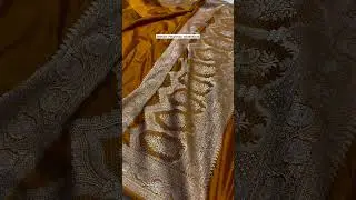 😍 Beautiful Collection of banarasi mashru silk sarees with zari weaving ✨️  #saree #shorts