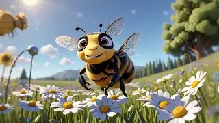Six Tiny Bees Count Their Wings | Counting Song for Kids | Nursery Rhymes and Baby Songs