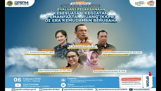 Webinar Nasional : Evaluasi Pelaksanaan KKPR Di Era Kemudahan Berusaha