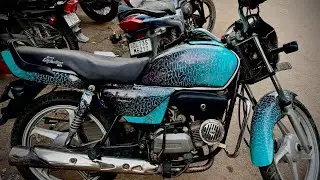 Hero Splendor Print wrap 🥸 | Splendor Modified  |  Bike Lamination and wrap