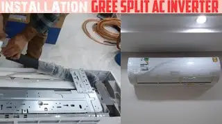 INSTALLATION GREE SLIPT AC [TWO STAGE INVERTER] INDOOR OUTDOOR { WORK IN SAUDI ARABIA 🇸🇦}
