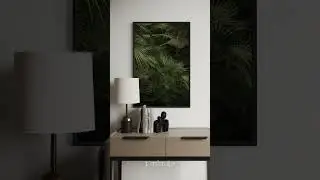 An immersion in lush, deeply shadowed greens #art
