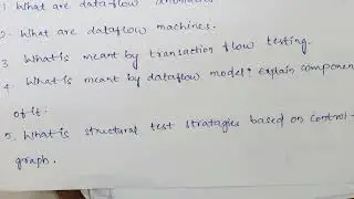 Important questions of stm #stm #importantquestions #software testing methodologies #education #cse