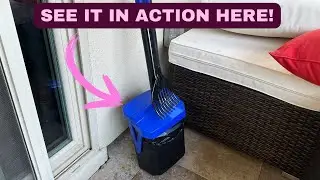 Pooper Scooper Swivel Bin & Rake for Large Medium Small Dogs Non-Breakable Review