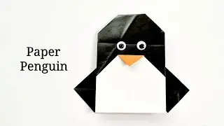 Penguin 🐧 Origami | Paper Penguin | Craft | How To Make Paper Penguin | Diary Of Art