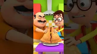 Motu Patlu Samosa Fight 😂🔥 | Funny Cartoon Comedy Scene | Kids Short Video