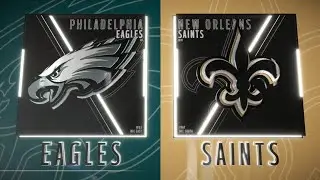Madden 25 gameplay eagles vs saints 2024 hd 1080fp
