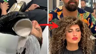 Epic curly hair transformation😍🔥