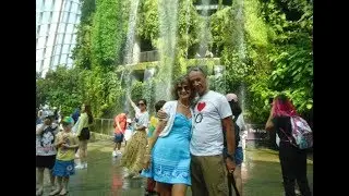 Сингапур. Оранжерея Облачный лес (Cloud Forest) в Садах у Залива (Gardens by the Вay).