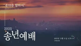 푯대를 향하여 l 강은도 목사 l 더푸른교회 2025 송년예배