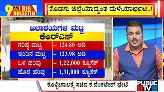 Big Bulletin | ಕೊಡಗು ಜಿಲ್ಲೆಯಾದ್ಯಂತ ಮಳೆಯಾರ್ಭಟ..! | July 27, 2024