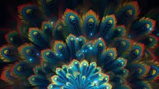 4K light art peacock feather ethnic dance background material | Videos Pro Shop