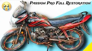 Passion Pro Full Restoration || Full Modified Passion Pro || Qamar Bike Restoration || QBR