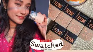 Maybelline Fit Me Fresh Tint SFP 50 Review & All shades shwatched