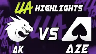 All Knights vs Team Aze highlights - LEAGUE OF LEGENDS - LLA 2022 JORNADA 9