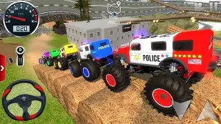 Juegos De Carros Police Monster Truck Impossible Driver Car Extreme Racing For Android Mud Gameplay