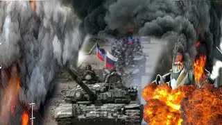 Putin lost again! Advanced US tanks destroy Russian military camps